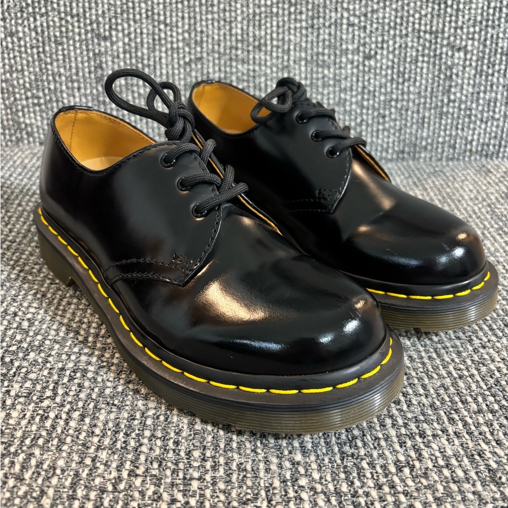 Dr. Martens 1461 Smooth Leather 3 Eye Oxford Black Boots Women’s Size 6 Shoes